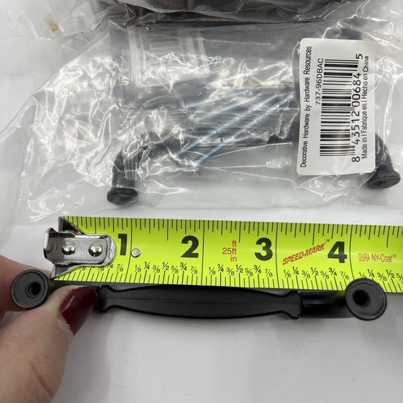 12 Bronze Jeffrey Alexander 4" Centers Bar Pulls Drawer Cabinet Lot - Picture 7 of 8